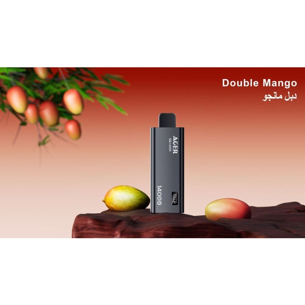 AGER سحبة سيجارة اجير 14000 شفطة 20 نيكوتين عدة نكهات استخدام مره واحد