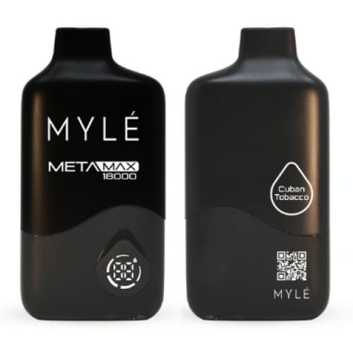 MYLE META MAXX سحبة سيجارة مايلي ميتا ماكس 18000 شفطة 50 نيكوتين عدة نكهات استخدام مره واحده