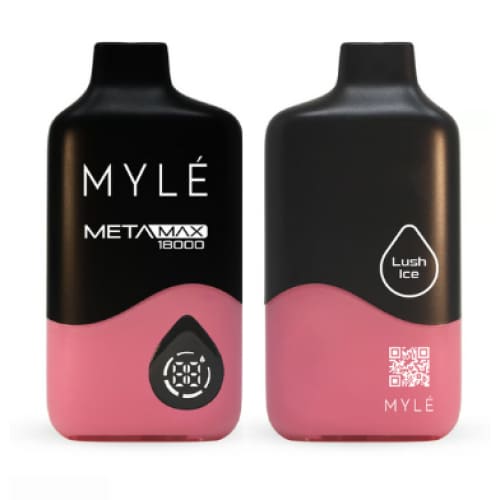 MYLE META MAXX سحبة سيجارة مايلي ميتا ماكس 18000 شفطة 50 نيكوتين عدة نكهات استخدام مره واحده