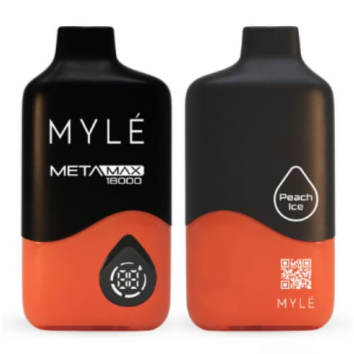 MYLE META MAXX سحبة سيجارة مايلي ميتا ماكس 18000 شفطة 50 نيكوتين عدة نكهات استخدام مره واحده