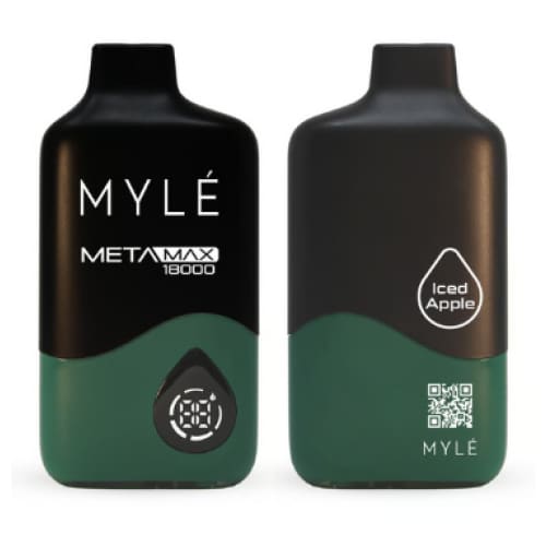 MYLE META MAXX سحبة سيجارة مايلي ميتا ماكس 18000 شفطة 50 نيكوتين عدة نكهات استخدام مره واحده