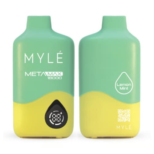 MYLE META MAXX سحبة سيجارة مايلي ميتا ماكس 18000 شفطة 50 نيكوتين عدة نكهات استخدام مره واحده