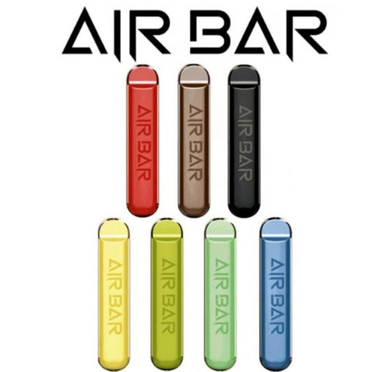AIR BAR سحبة سيجارة اير بار 500 شفطة 20 نيكوتين عدة نكهات استخدام مره واحده