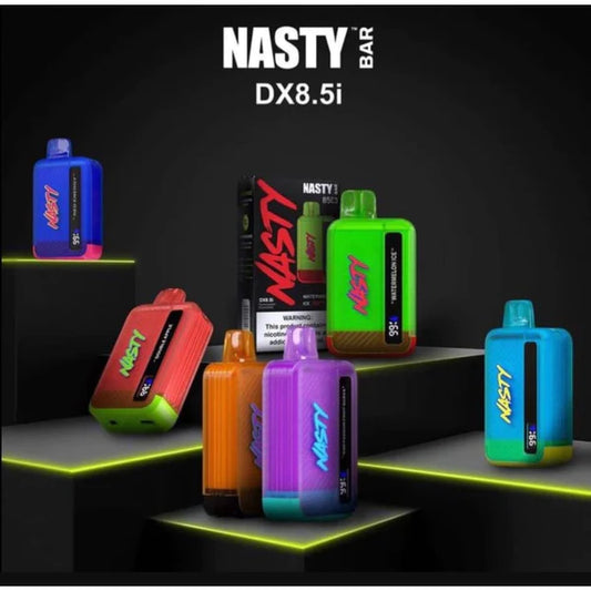 NASTY BAR سحبة سيجارة ناستي بار 8500 شفطة 50 نيكوتين استخدام مره واحده
