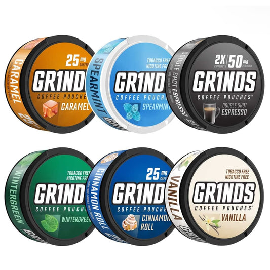 قرايندز اكياس قهوة بدون نيكوتين فقط تحتوي على كافيين GR1NDS GRINDS