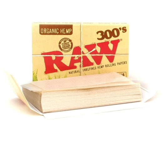 RAW عضوي 1 1/4 ورق خام ورقي
